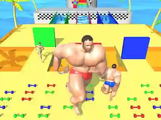 Mäng Muscle Race 3D: Smash Running Game Internetis