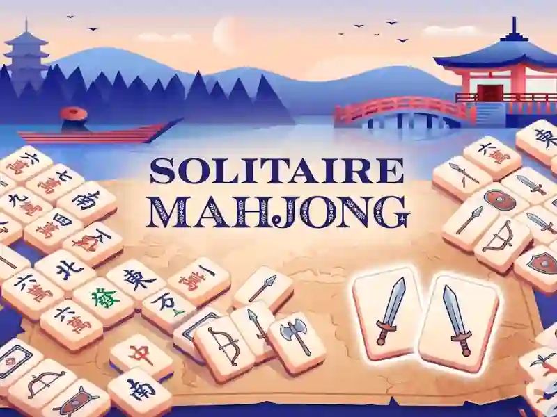 Mäng Solitaire Mahjong Internetis