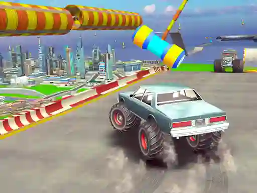 Mäng Impossible Monster Truck Race Internetis