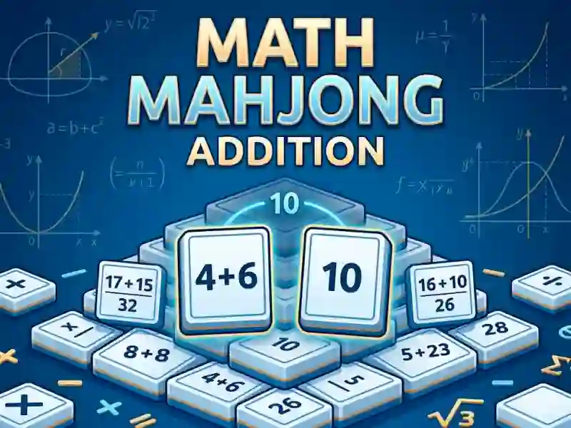 Mäng Math Mahjong Addition Internetis