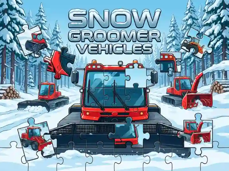 Mäng Snow Groomer Vehicles Internetis