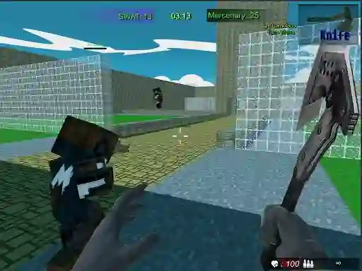Mäng Pixel Fps SWAT Command Internetis