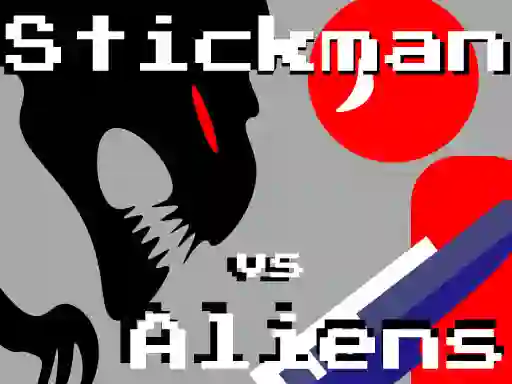 Mäng Stickman vs Aliens Internetis