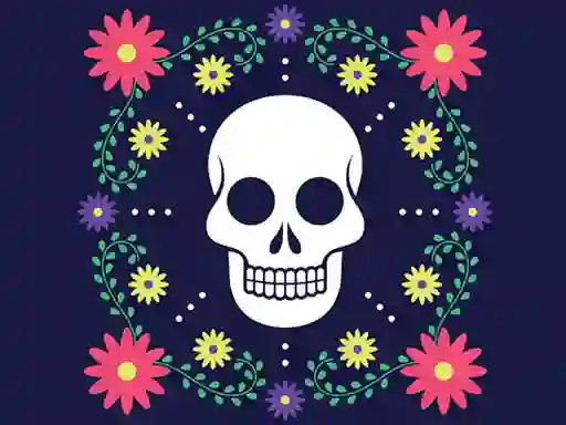 Mäng Colorful Skull Jigsaw Internetis