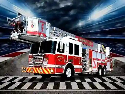 Mäng Fire Trucks Puzzle Internetis