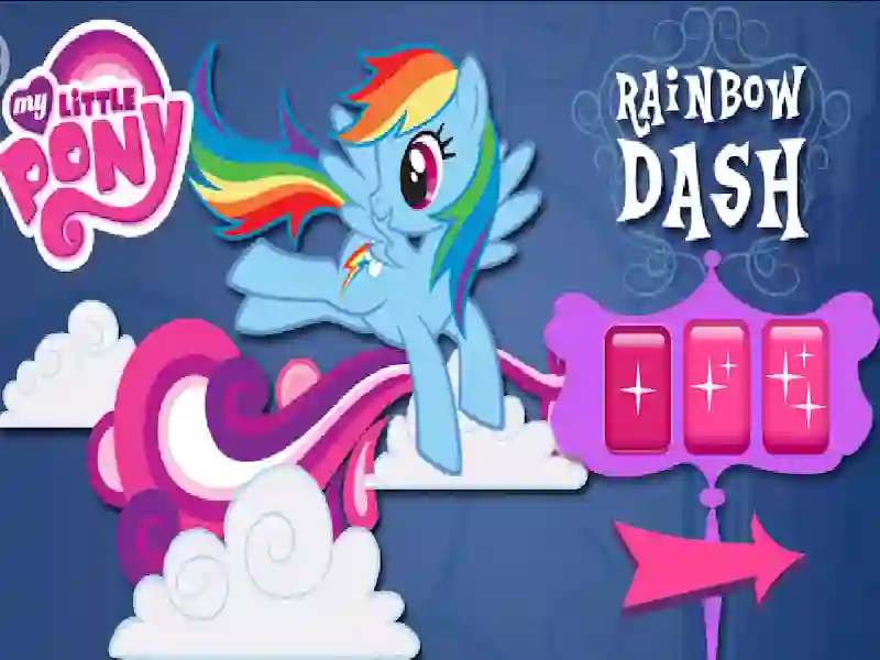 Mäng Rainbow Dash's Cloud Bump Internetis