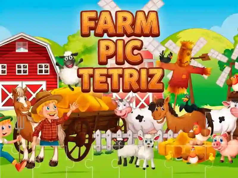 Mäng Farm Pic Tetriz Internetis