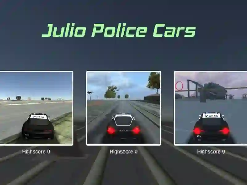 Mäng Julio Police Cars Internetis