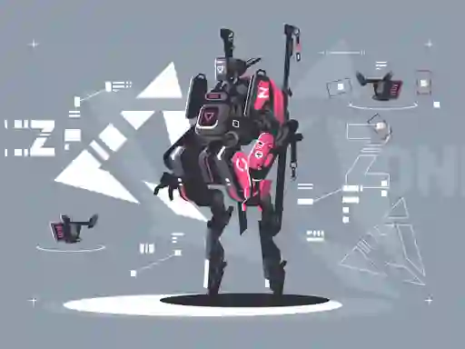 Mäng Alien Robot Warrior Hidden Internetis
