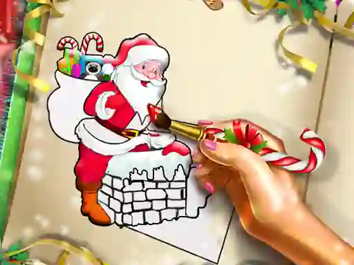 Mäng Santa Christmas Coloring Internetis