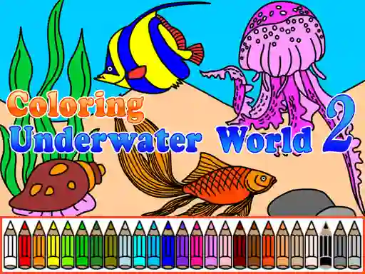 Mäng Сoloring Underwater World 2 Internetis