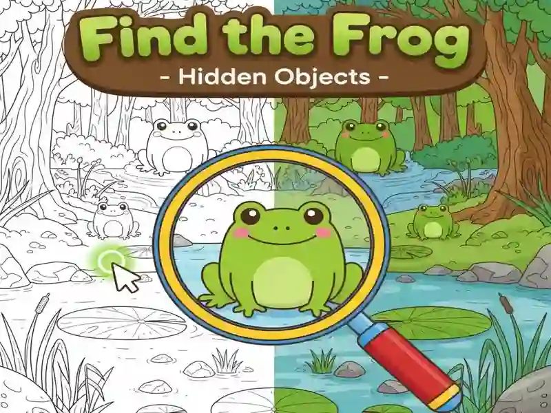 Mäng Find the Frog Hidden Objects Internetis
