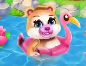 Mäng Cute Bear Caring Internetis