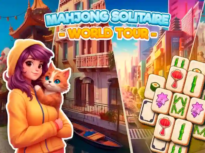 Mäng Mahjong Solitaire: World Tour Internetis