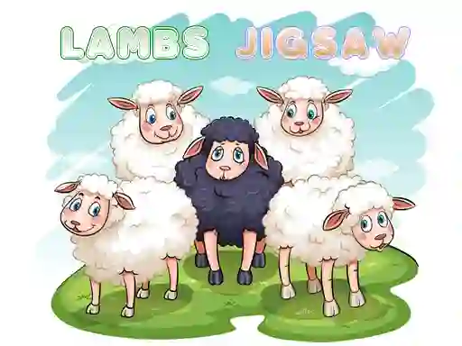 Mäng Lambs Jigsaw Internetis