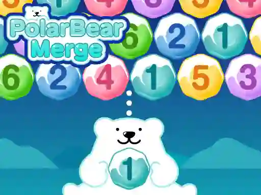 Mäng Polar Bear Merge Internetis