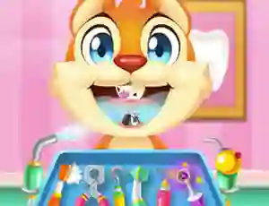 Mäng Crazy Animals Dentist Internetis