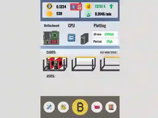 Mäng Bitcoin Clicker Internetis