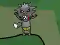 Mäng The Black Wolf Wants Sheep Internetis