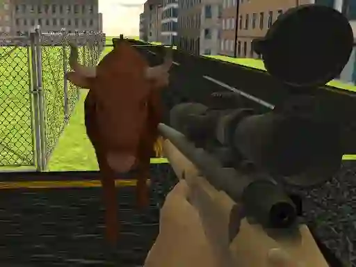 Mäng Angry Bull Shooter Internetis