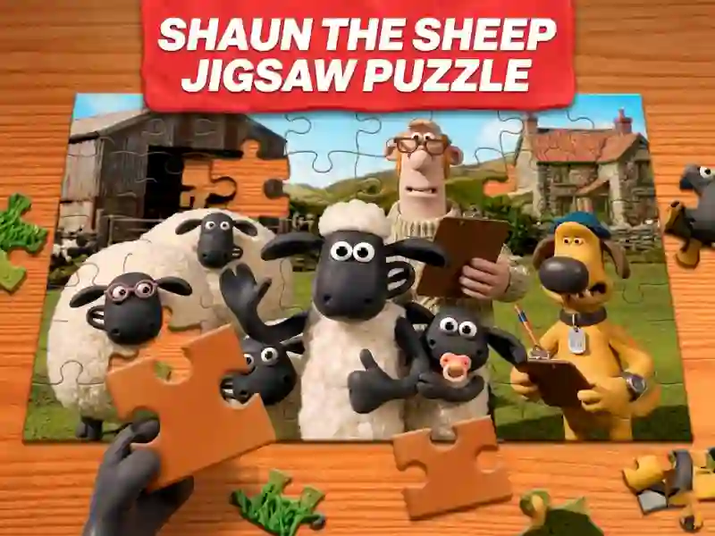Mäng Shaun the Sheep Jigsaw Puzzle Internetis