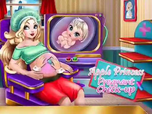 Mäng Apple Princess Pregnant Check Up Internetis