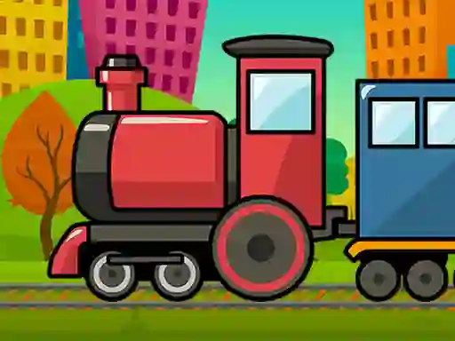 Mäng Train Jigsaw Internetis