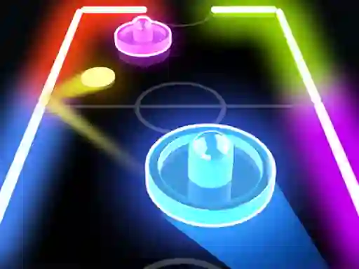 Mäng Glow Hockey HD Internetis