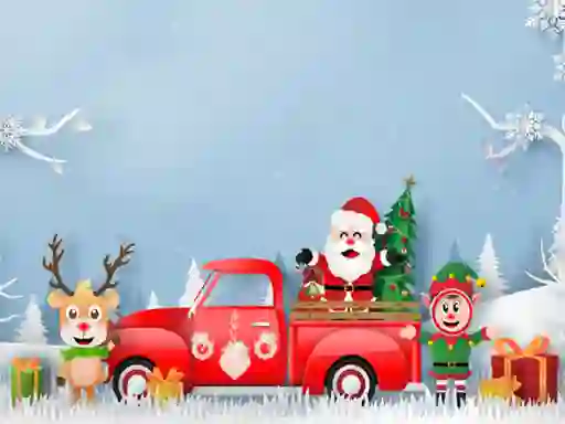 Mäng Christmas Trucks Differences Internetis