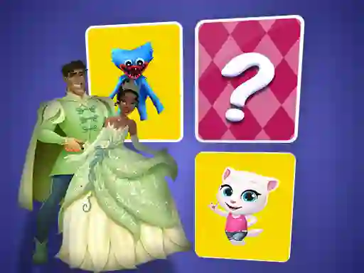 Mäng The Princess and the Frog Memory Card Match Internetis