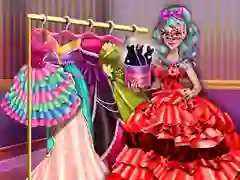 Mäng Dove Carnival Dolly Dress Up Internetis