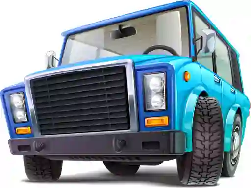 Mäng Cartoon Trucks Puzzle Internetis