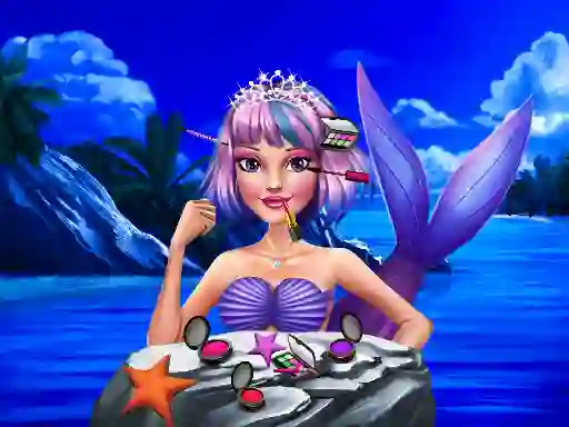 Mäng Mermaid Princess New Makeup Internetis