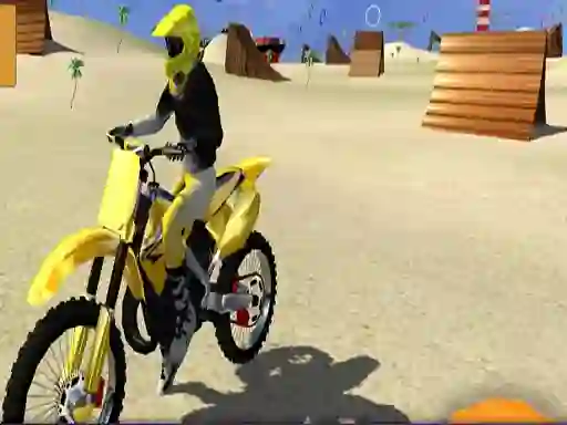 Mäng Motor Cycle Beach Stunt Internetis