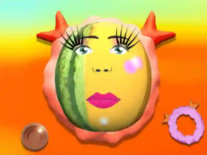 Mäng Makeup Fruits Internetis