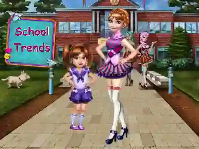 Mäng School Trends Internetis