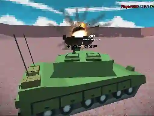 Mäng Helicopter and Tank Battle Desert Storm Multiplayer Internetis