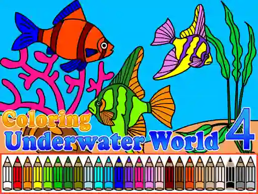 Mäng Coloring Underwater World 4 Internetis