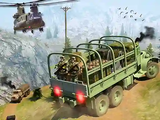 Mäng Army Cargo Transport Driving Internetis