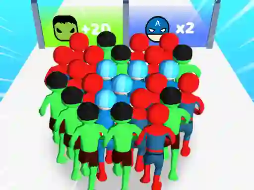 Mäng Count Masters: Superhero Internetis
