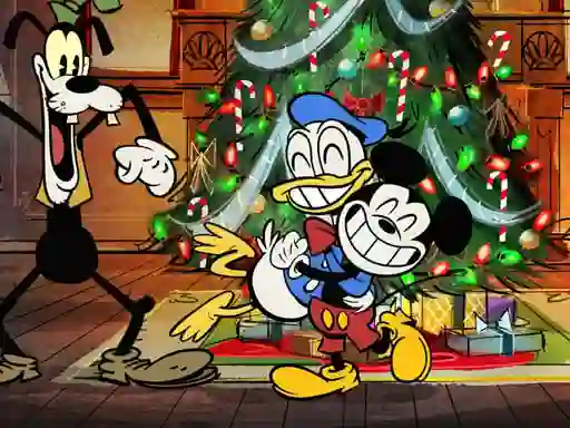 Mäng Preparing Mickey For Christmas Match 3 Internetis