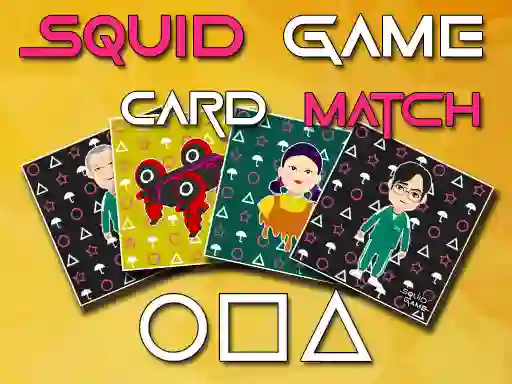 Mäng Squid Game Memory Card Match Internetis