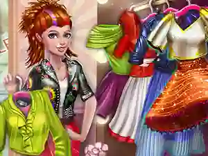 Mäng Sery Shopping Day Dolly Dress Up Internetis