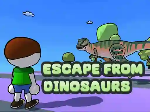 Mäng Escape From Dinosaurs Internetis