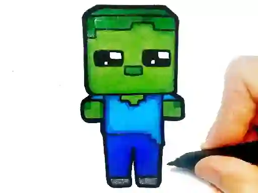 Mäng Easy Kids Coloring Mineblox Internetis