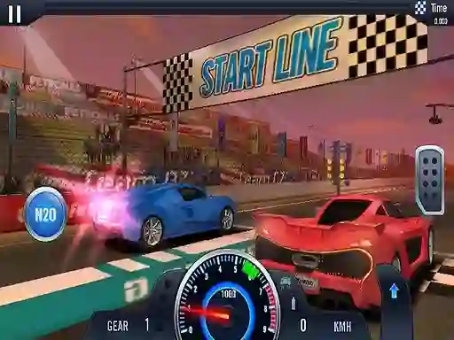 Mäng Fast Line Furious Car Racing Internetis