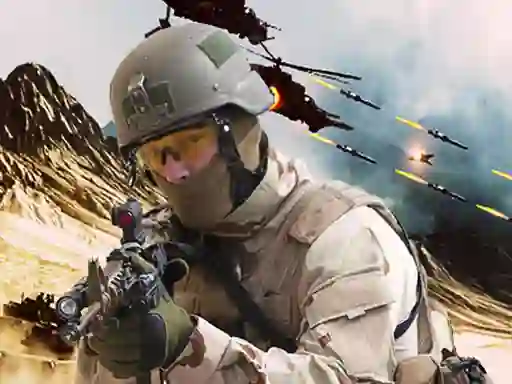 Mäng Modern Commando Combat Internetis