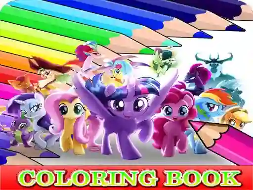 Mäng Coloring Book for My Little Pony Internetis