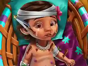 Mäng Ocean Baby Injured Internetis