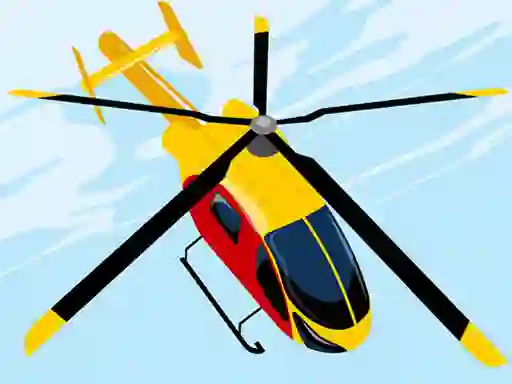Mäng Dangerous Helicopter Jigsaw Internetis